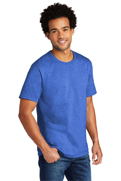 HthrRoyal Port & Co Tri-Blend Tee. PC330 plain