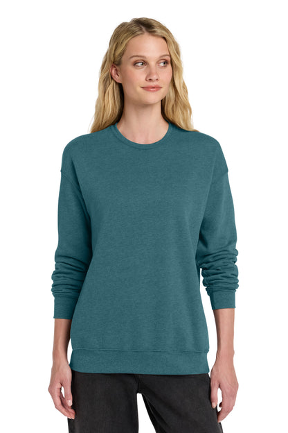 HthrSlate BELLA+CANVAS Unisex Sponge Fleece Drop Shoulder Sweatshirt. BC3945