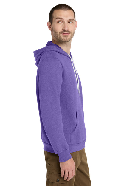 HthrTmPrpl BELLA+CANVAS Unisex Sponge Fleece Pullover Hoodie. BC3719 plain
