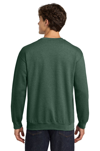 HtrDkGreen Gildan Heavy Blend Crewneck Sweatshirt. 18000 plain