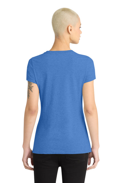 HtrdRoyal District Women's Perfect Blend CVC Tee. DM108L plain