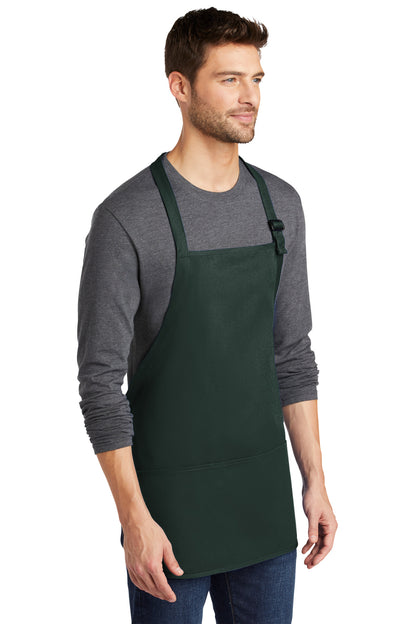 Hunter Port Authority Medium-Length Apron with Pouch Pockets. A510 plain