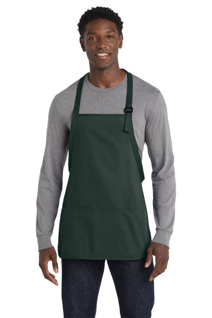 Hunter Port Authority Medium-Length Apron with Pouch Pockets. A510