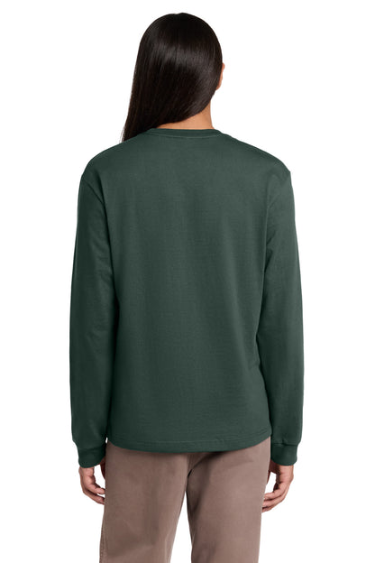 HunterGrn BELLA+CANVAS Unisex 7.5-Ounce Heavyweight Long Sleeve Tee BC4651 plain