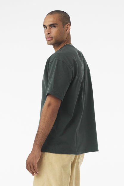 HunterGrn BELLA+CANVAS Unisex 7.5-Ounce Heavyweight Tee BC4610 plain