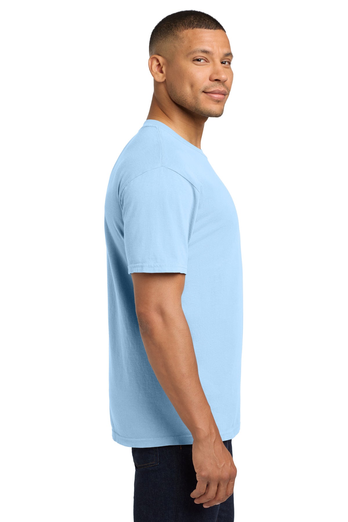 Hydrangea COMFORT COLORS Heavyweight Ring Spun Pocket Tee. 6030 plain