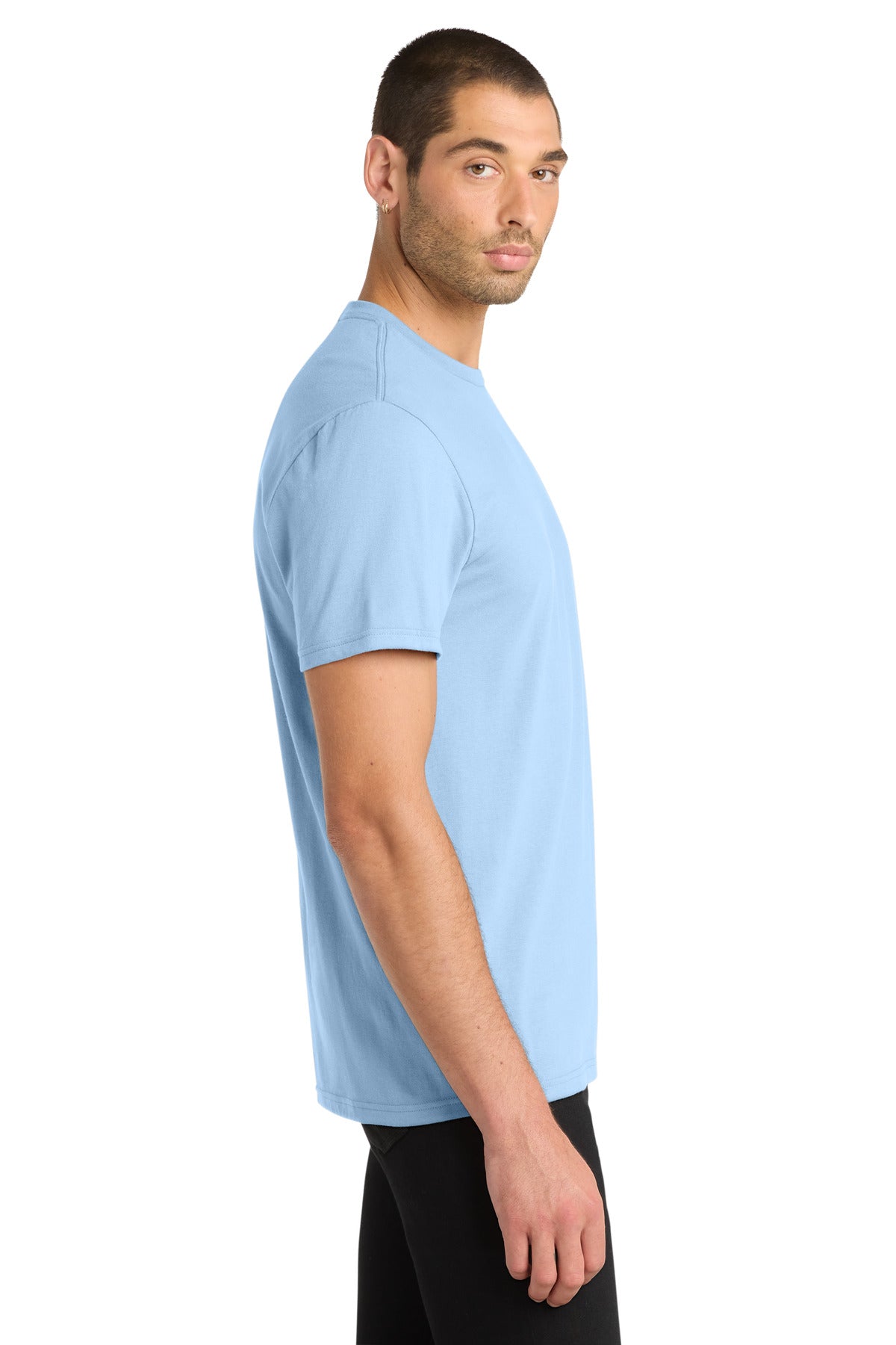 Ice Blue District Very Important Tee . DT6000 plain