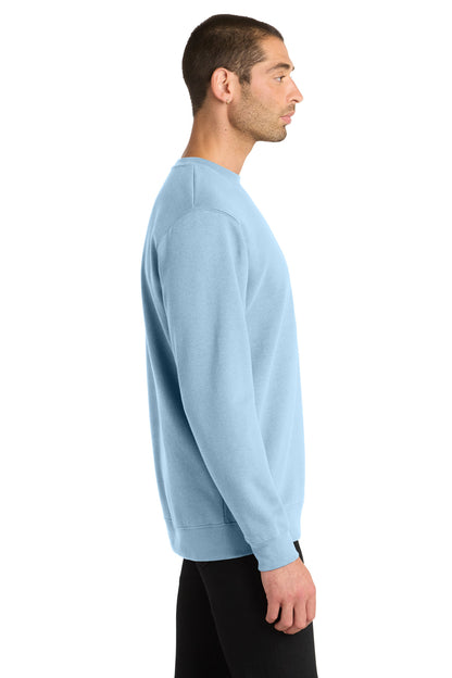Ice Blue District V.I.T. Fleece Crew DT6104 plain