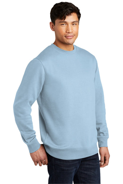 Ice Blue District V.I.T. Fleece Crew DT6104 plain