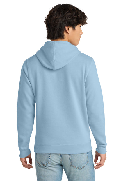 Ice Blue District V.I.T. Fleece Hoodie DT6100 plain