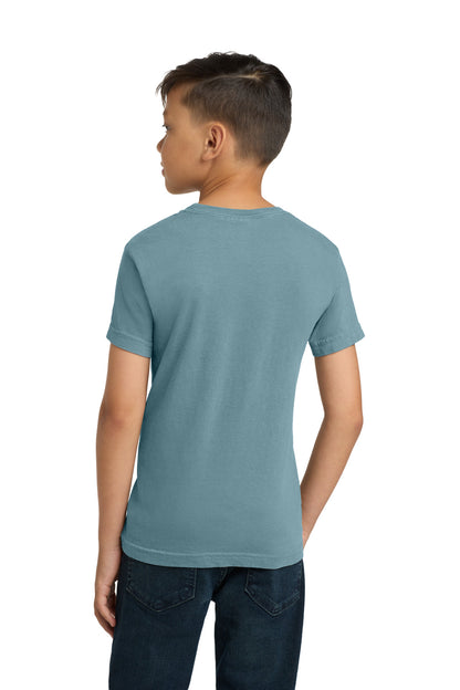 IceBlue COMFORT COLORS Youth Heavyweight Ring Spun Tee. 9018 plain
