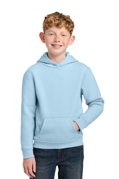 IceBlue Port & Co Youth Easy Fleece Pullover Hooded Sweatshirt PC68YH