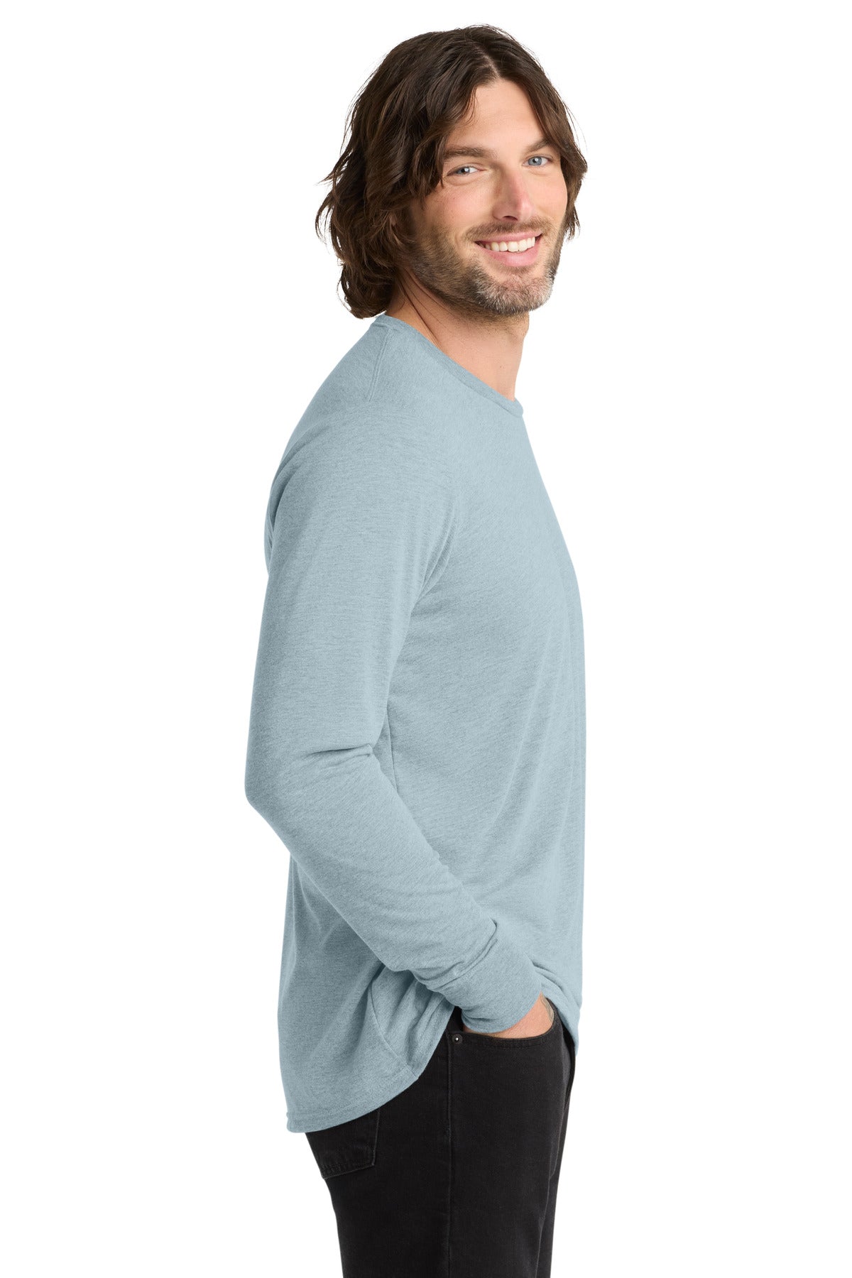ILikeUBlue Allmade Unisex Tri-Blend Long Sleeve Tee AL6004 plain