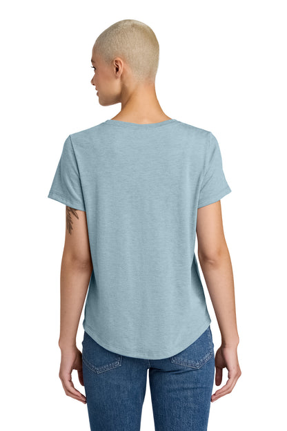 ILikeUBlue Allmade Women's Relaxed Tri-Blend Scoop Neck Tee AL2015 plain