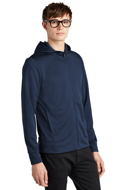 InsBlue Mercer+Mettle Double-Knit Full-Zip Hoodie MM3002 plain