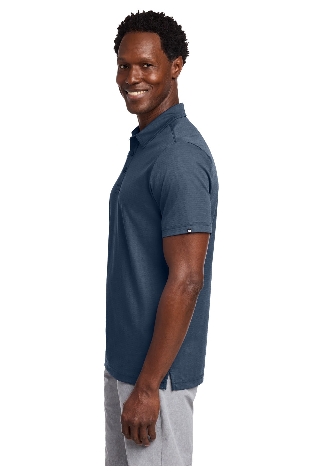 InsBlue TravisMathew Bayfront Solid Polo TM1MY399 plain
