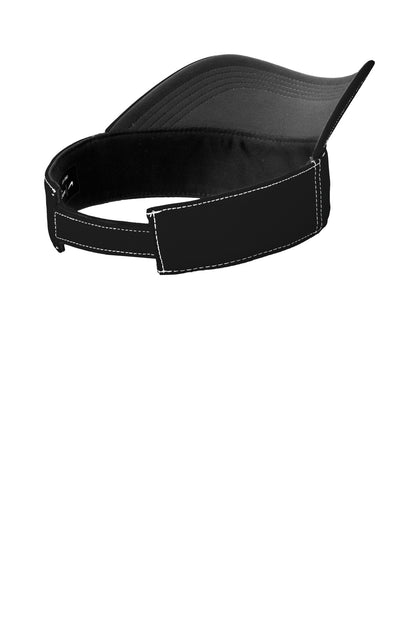 Inside View of Black Nike Dri-FIT Ace Visor NKFB6446 plain