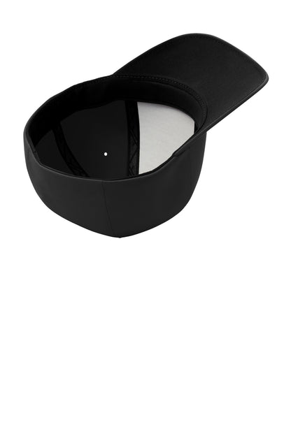 Inside View of Black Port Authority Flexfit Delta Cap. C938 plain