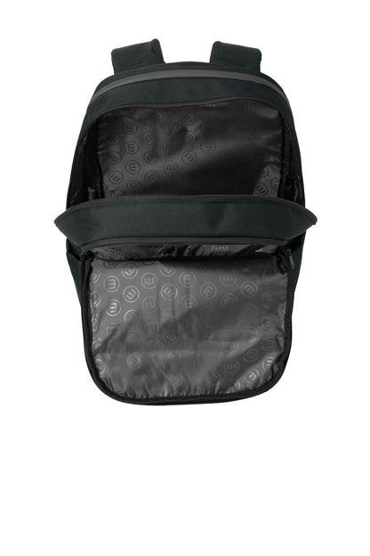 Inside View of Black TravisMathew Duration Backpack TMB105 plain