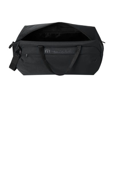 Inside View of Black TravisMathew Lateral Duffel TMB200 plain