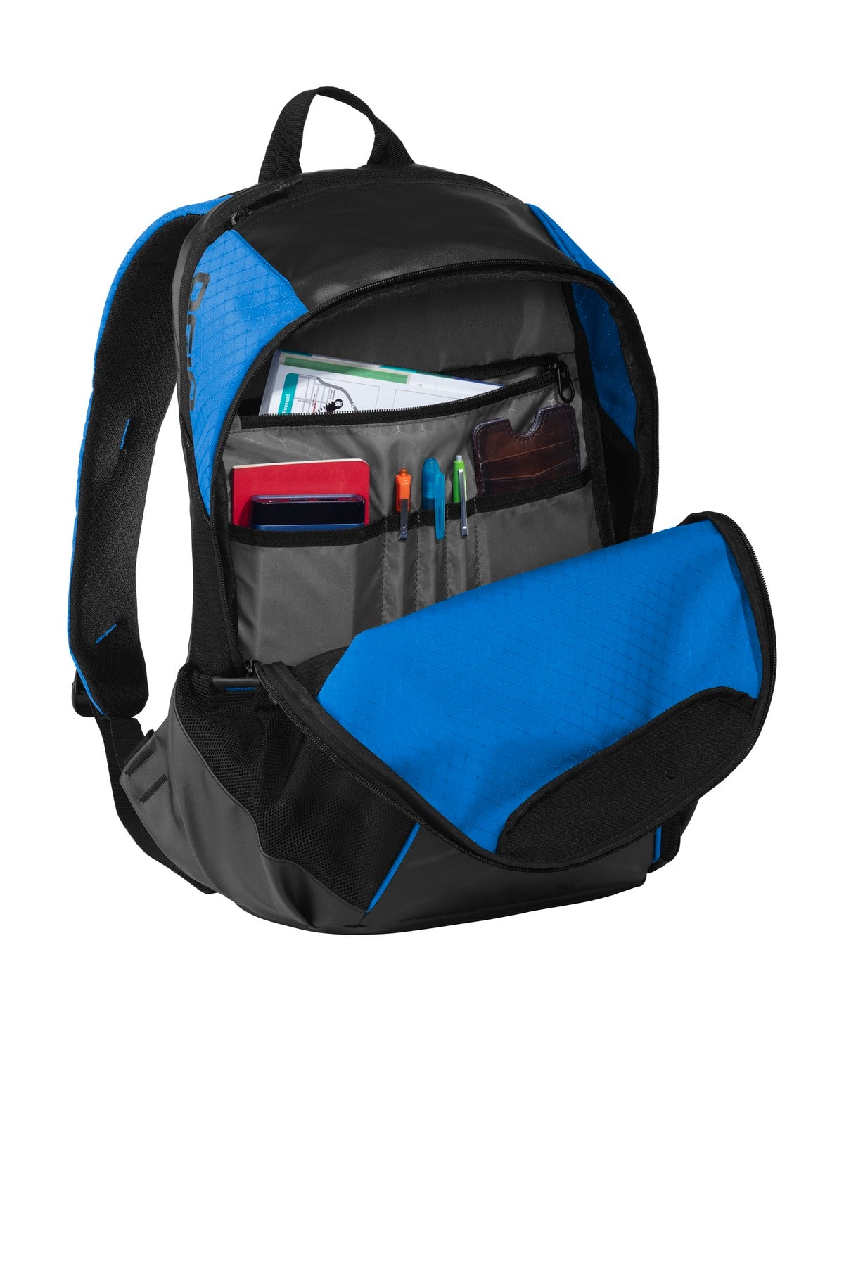 Inside View of Cobalt Blue OGIO Basis Pack. 91003 plain