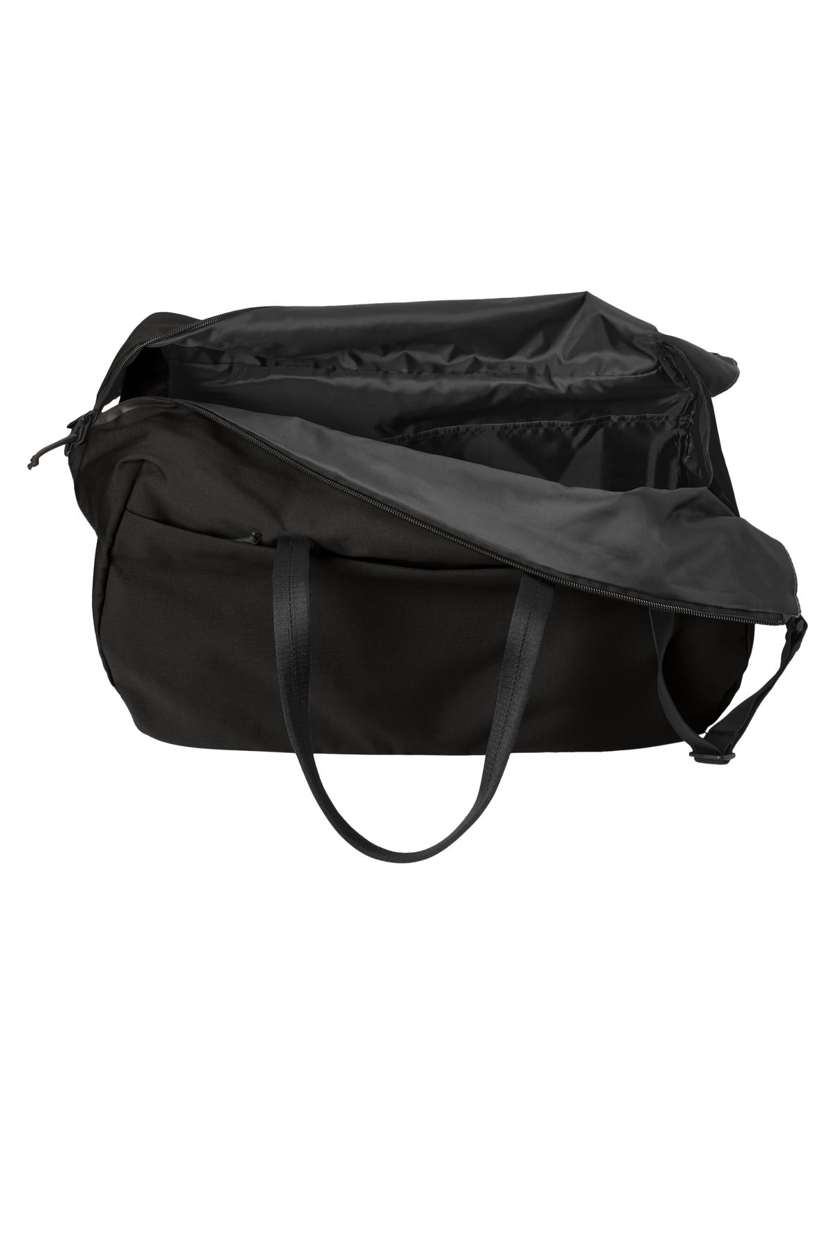 Inside View of DeepBlack Mercer+Mettle Claremont Duffel MMB810 plain