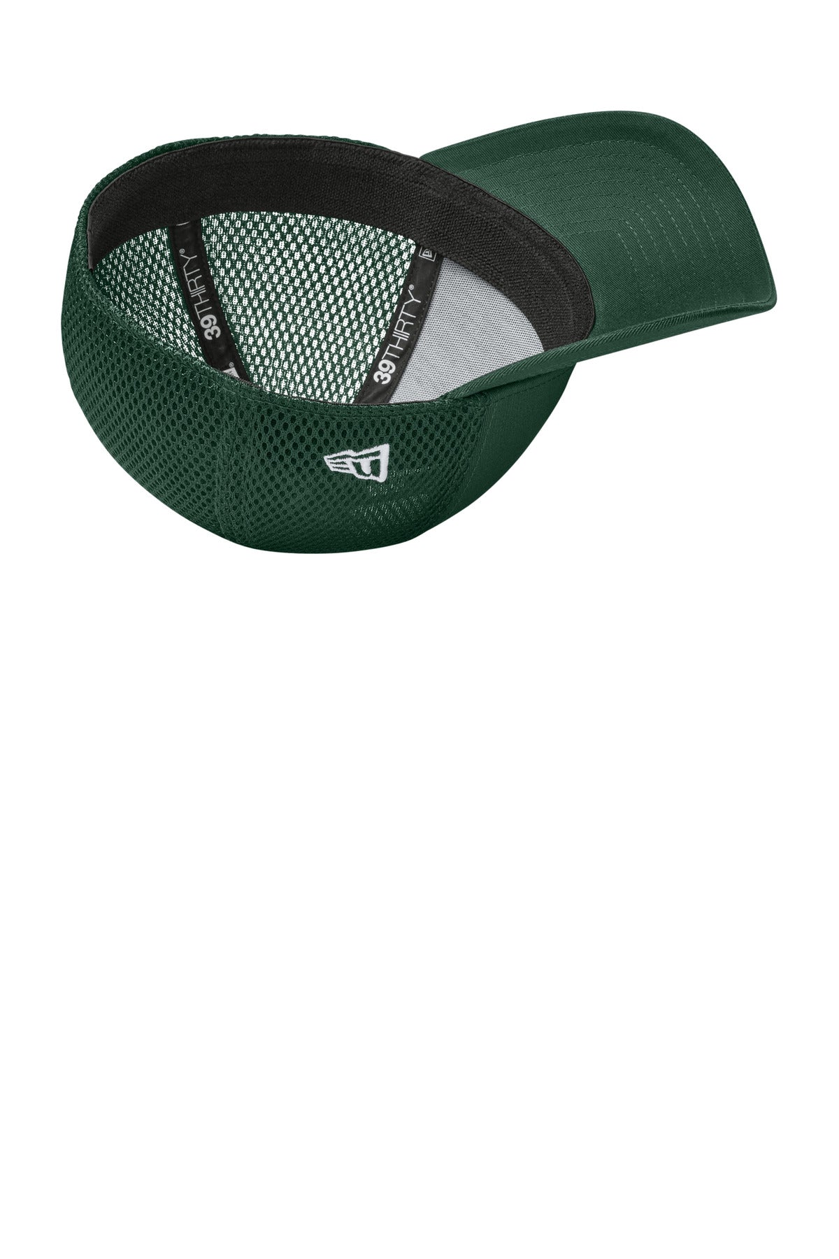 Inside View of FlagDkGrn New Era - Stretch Mesh Cap. NE1020 plain