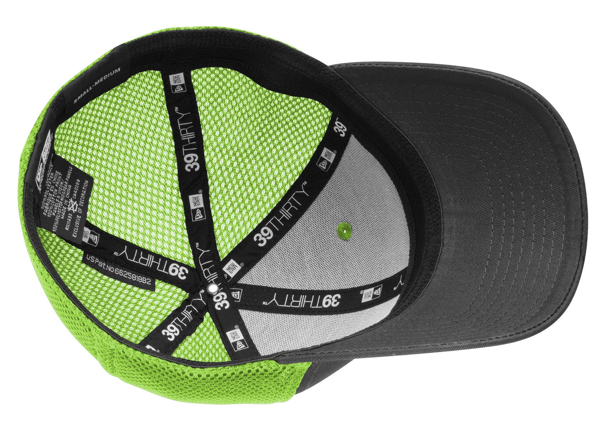 Inside View of Graph/Cyber Gn New Era - Stretch Mesh Cap. NE1020 plain
