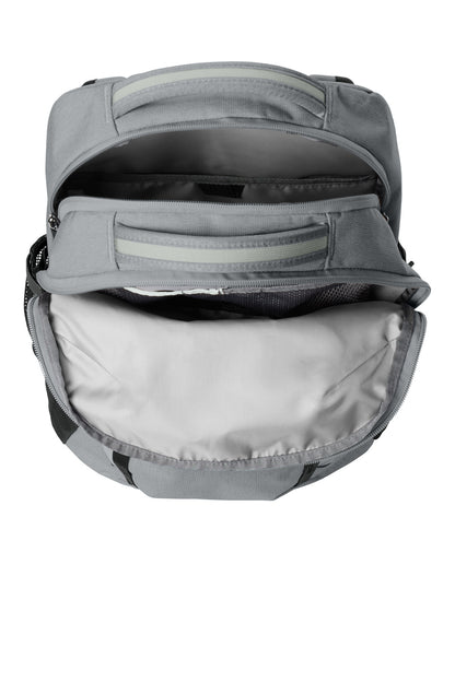 Inside View of Mid Gy DH/TNFB The North Face Dyno Backpack. NF0A52S7 plain