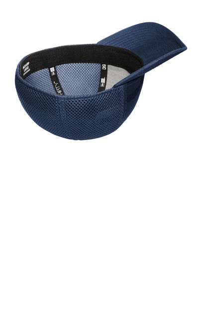 Inside View of Navy Camo New Era Tonal Camo Stretch Tech Mesh Cap NE1091 plain
