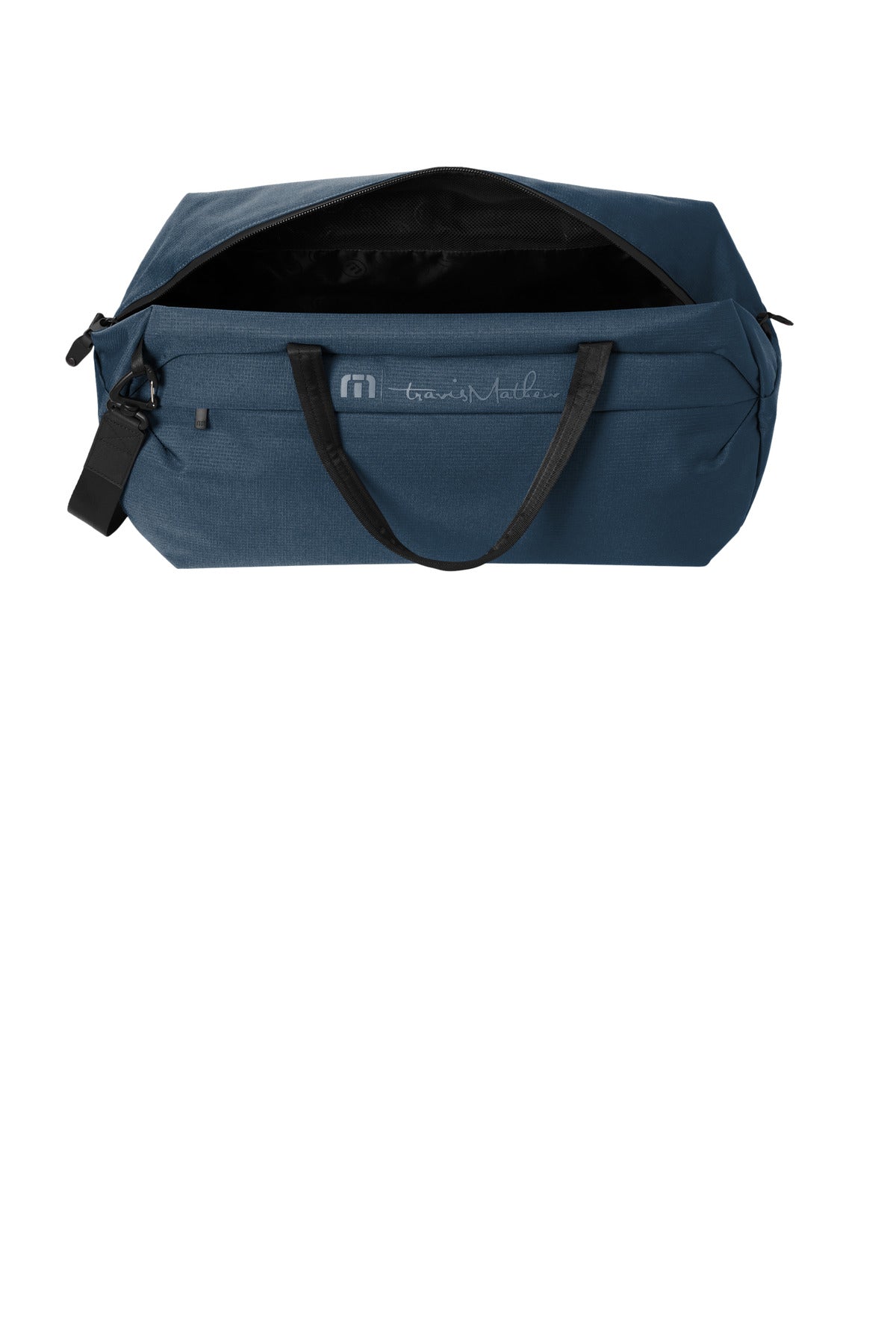 Inside View of Navy TravisMathew Lateral Duffel TMB200 plain
