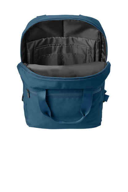 Inside View of RgttaBlue Mercer+Mettle Claremont Handled Backpack MMB211 plain