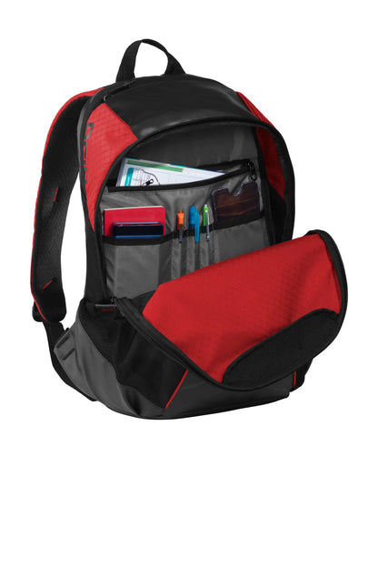 Inside View of Ripped Red OGIO Basis Pack. 91003 plain