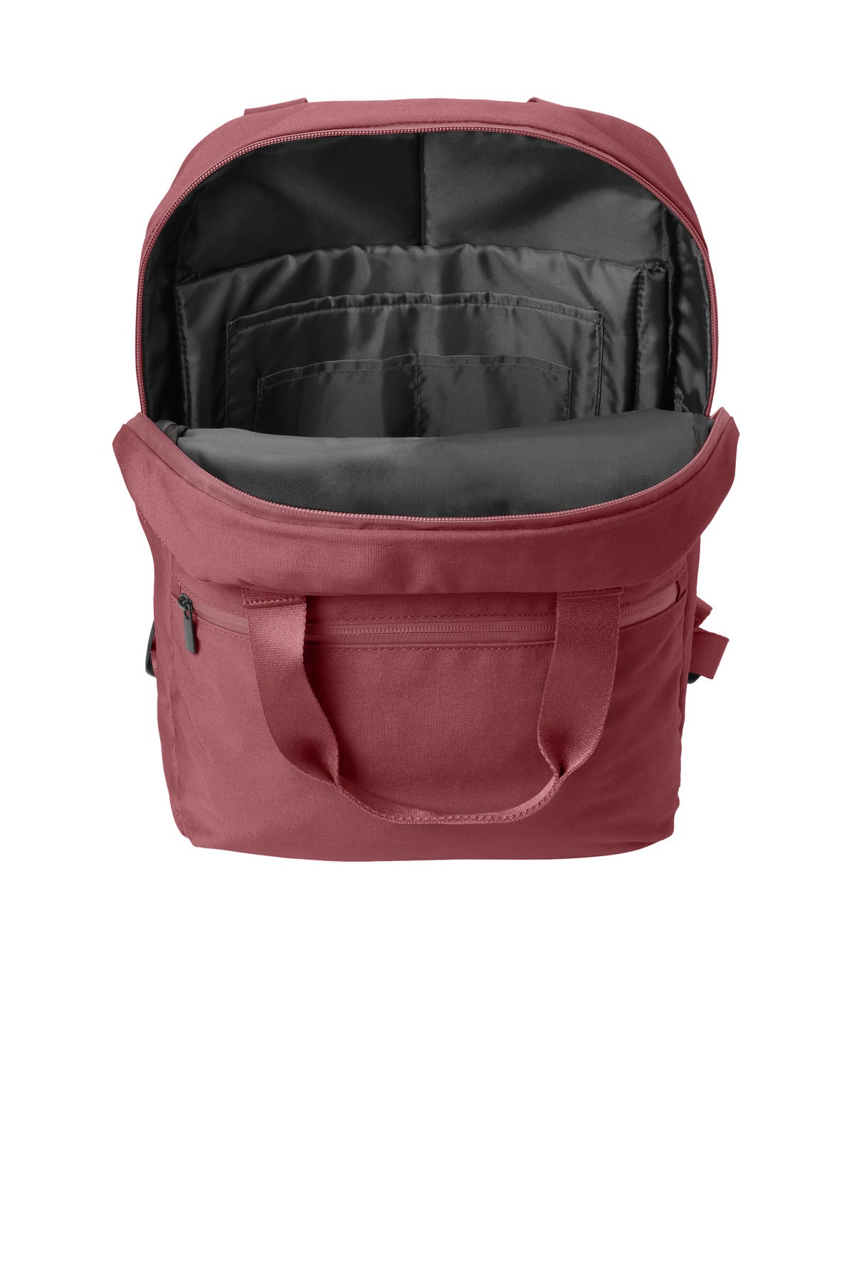 Inside View of Rosewood Mercer+Mettle Claremont Handled Backpack MMB211 plain