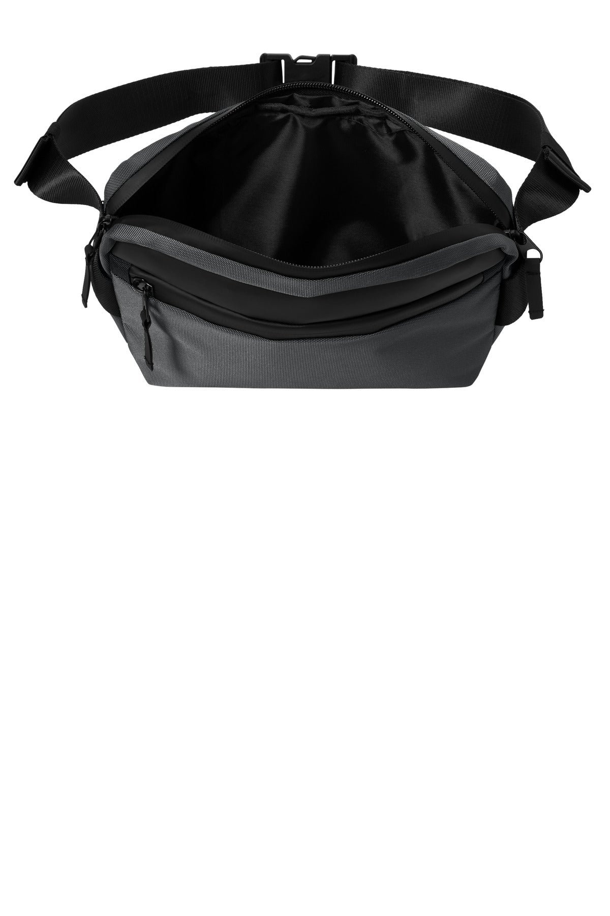 Inside View of StormGrey Mercer+Mettle Crossbody Pack MMB600 plain