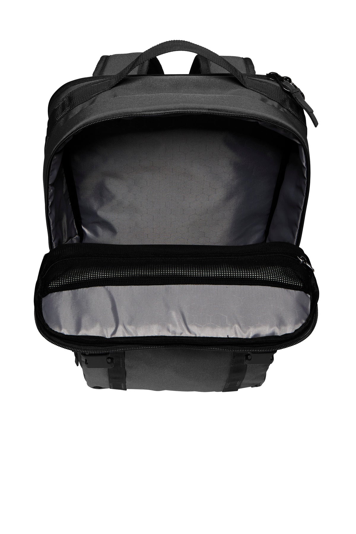 Inside View of StormGrey OGIO Utilitarian Modular Pack 91018 plain