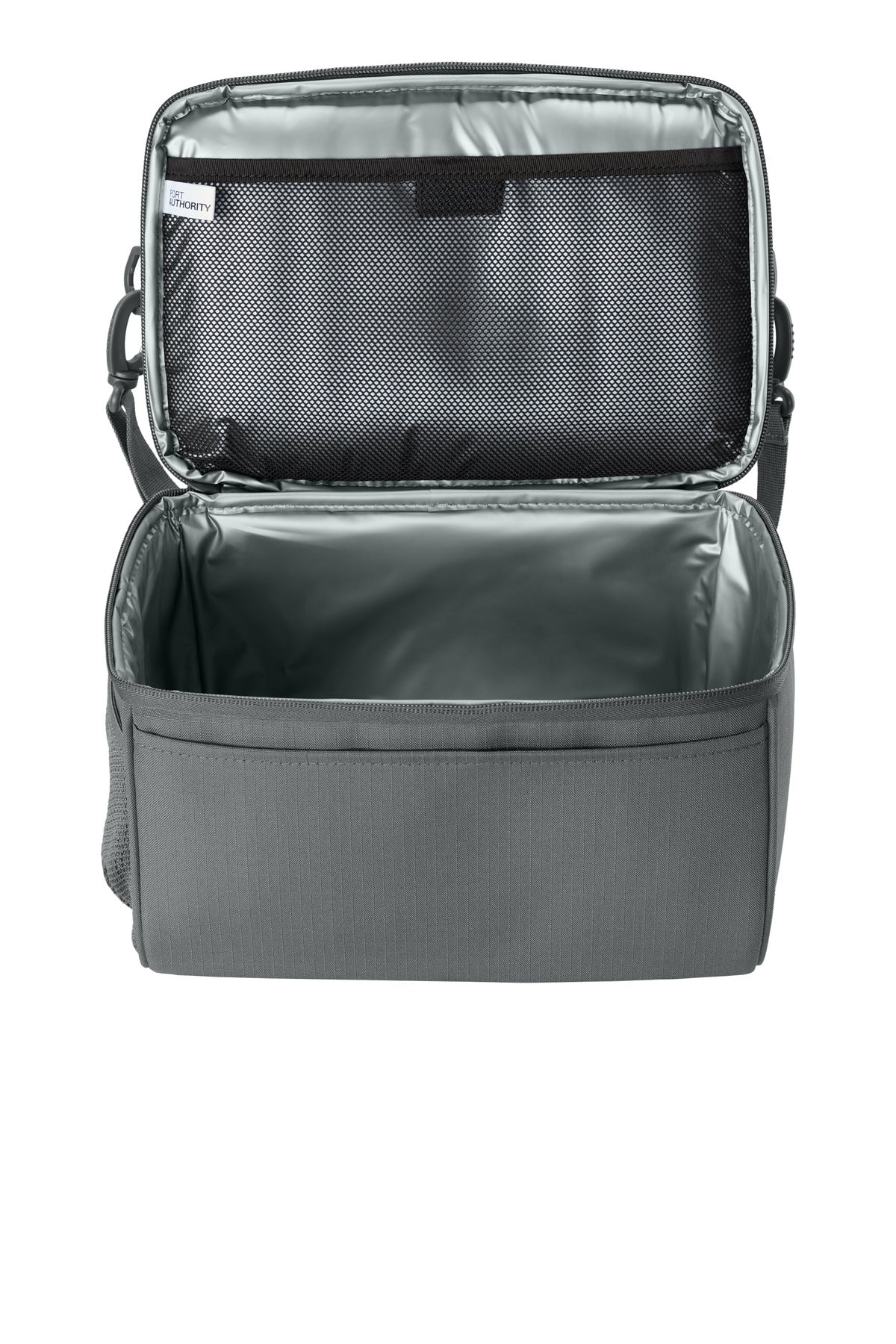 Inside View of StormGrey Port Authority Dome Cooler BG517 plain