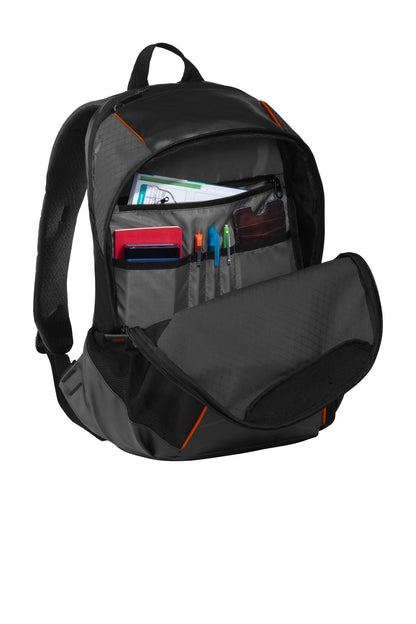 Inside View of Tarmac/Orange OGIO Basis Pack. 91003 plain
