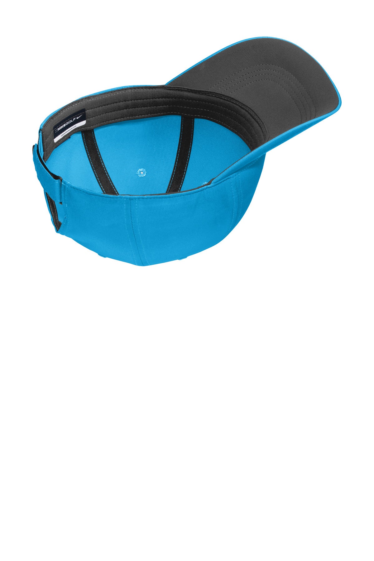 Inside View of TidalBlue Nike Dri-FIT Tech Fine-Ripstop Cap NKFB6444 plain