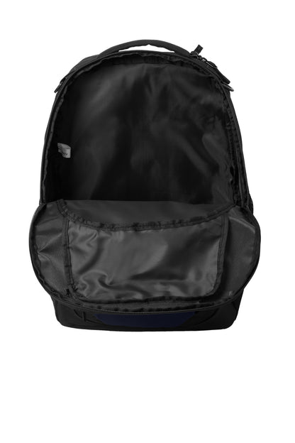 Inside View of TrNvy/Blk Port Authority Transport Backpack BG232 plain
