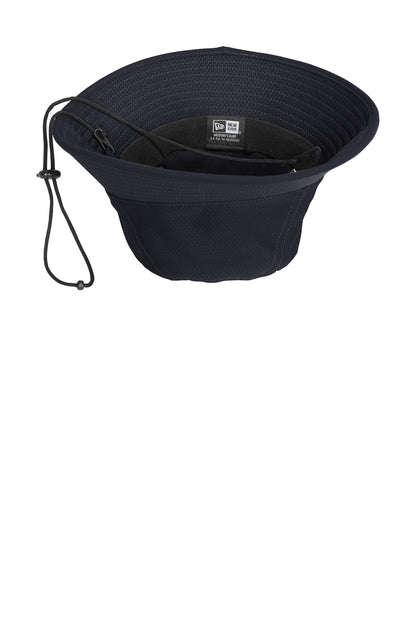 Inside View of True Navy New Era Hex Era Bucket Hat NE800 plain