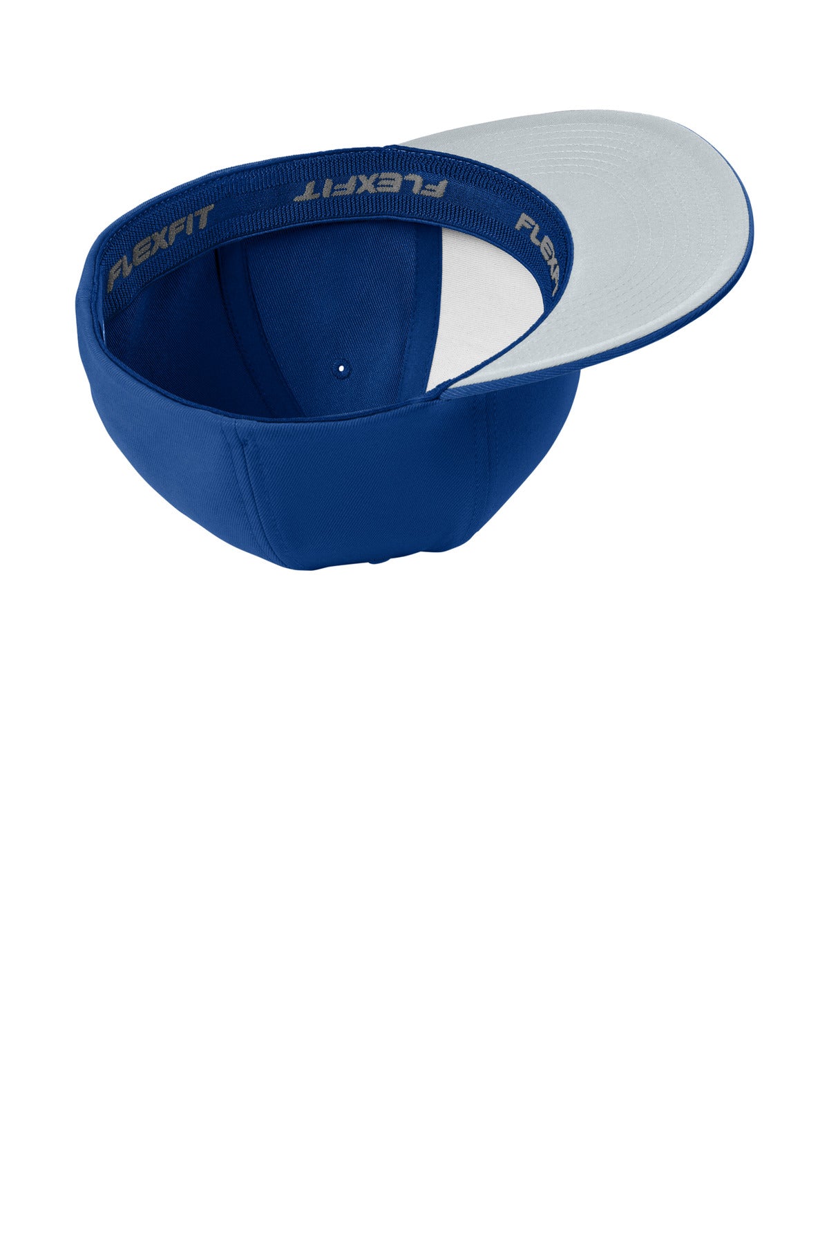 Inside View of TrueRoyal Sport-Tek Flexfit Flat Bill Cap STC56 plain