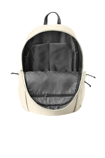 Inside View of WarmQuartz Mercer+Mettle Claremont Backpack MMB210 plain