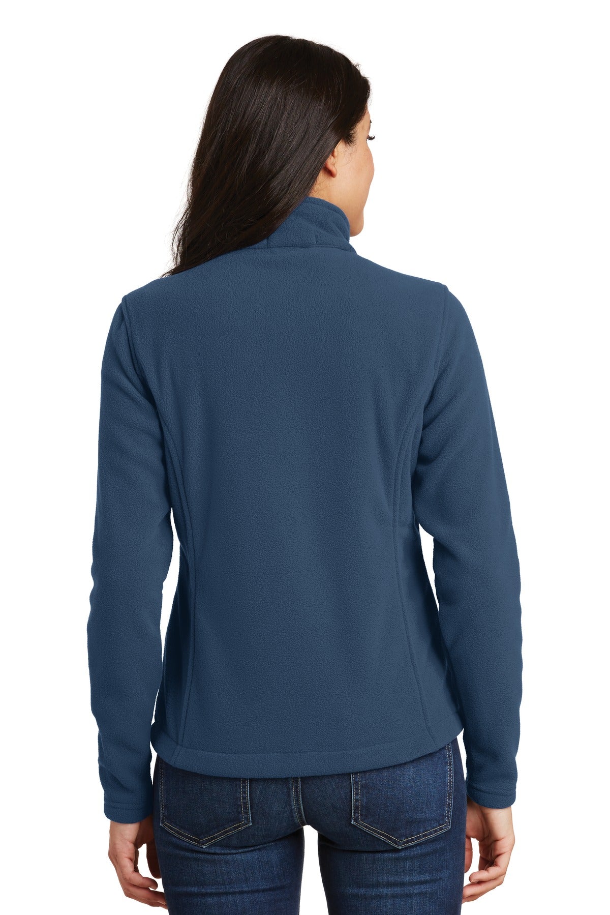 Insignia Blue Port Authority Women's Value Fleece Jacket. L217 plain