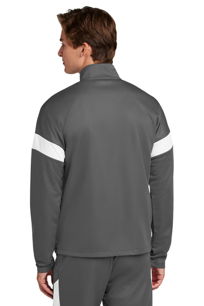 IrGy/White Sport-Tek Travel Full-Zip Jacket ST800 plain