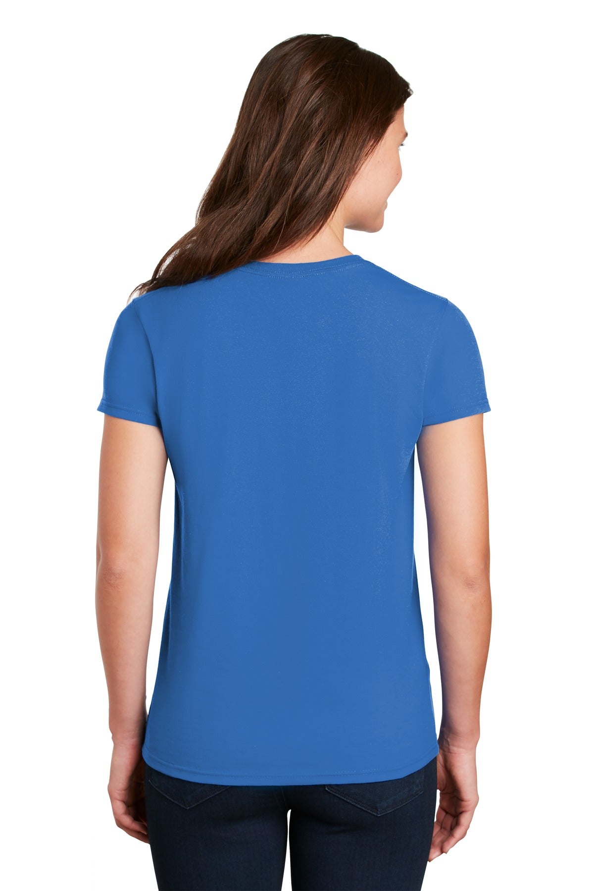 Iris Gildan Women's Ultra Cotton 100% US Cotton T-Shirt. 2000L plain