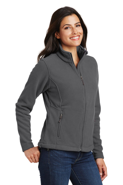 Iron Grey Port Authority Women's Value Fleece Jacket. L217 plain