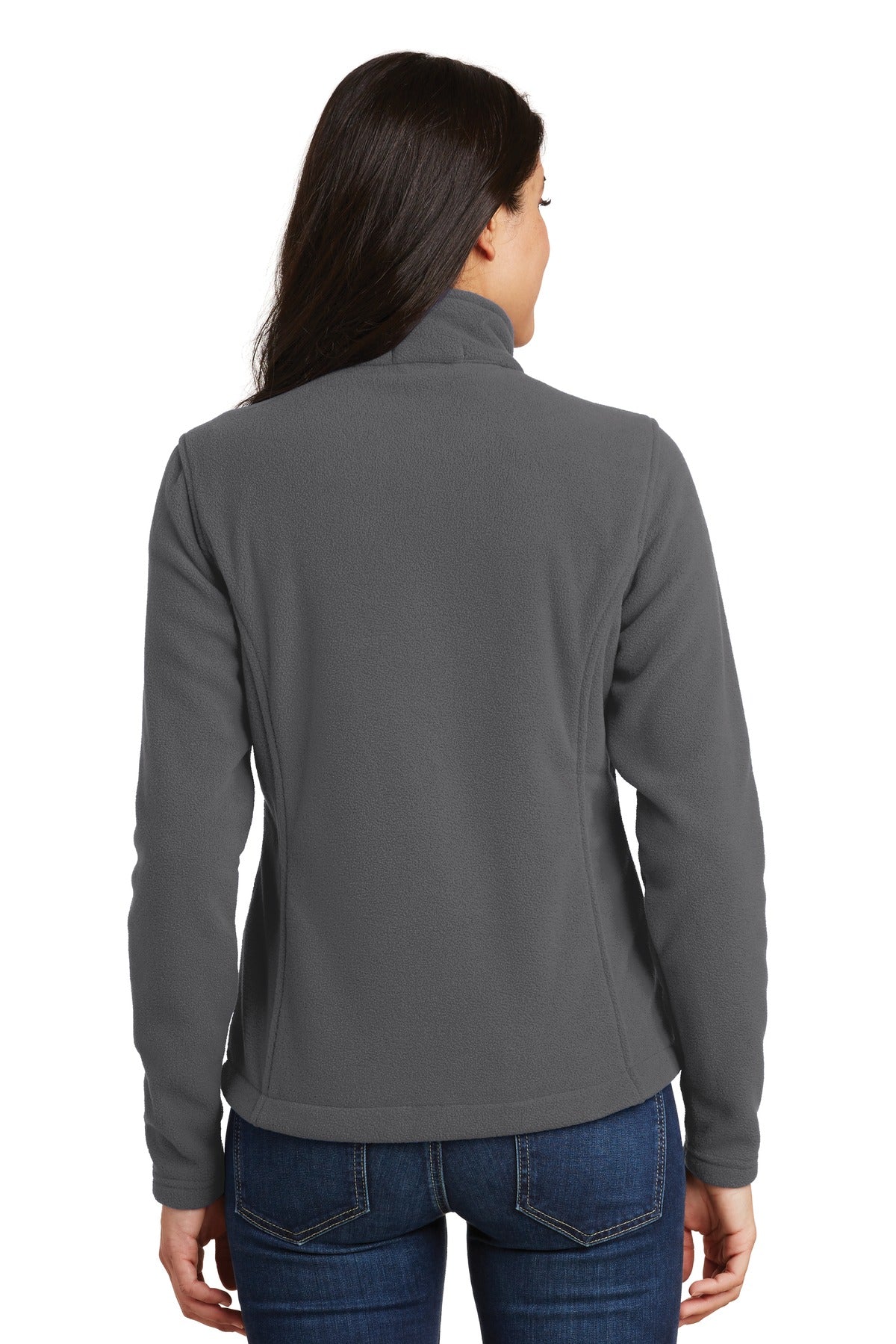 Iron Grey Port Authority Women's Value Fleece Jacket. L217 plain