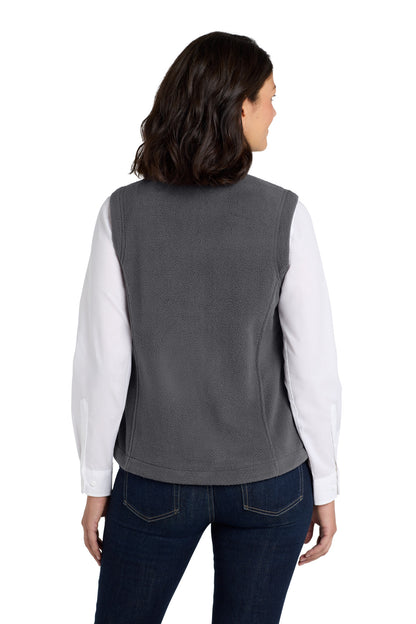 Iron Grey Port Authority Women's Value Fleece Vest. L219 plain