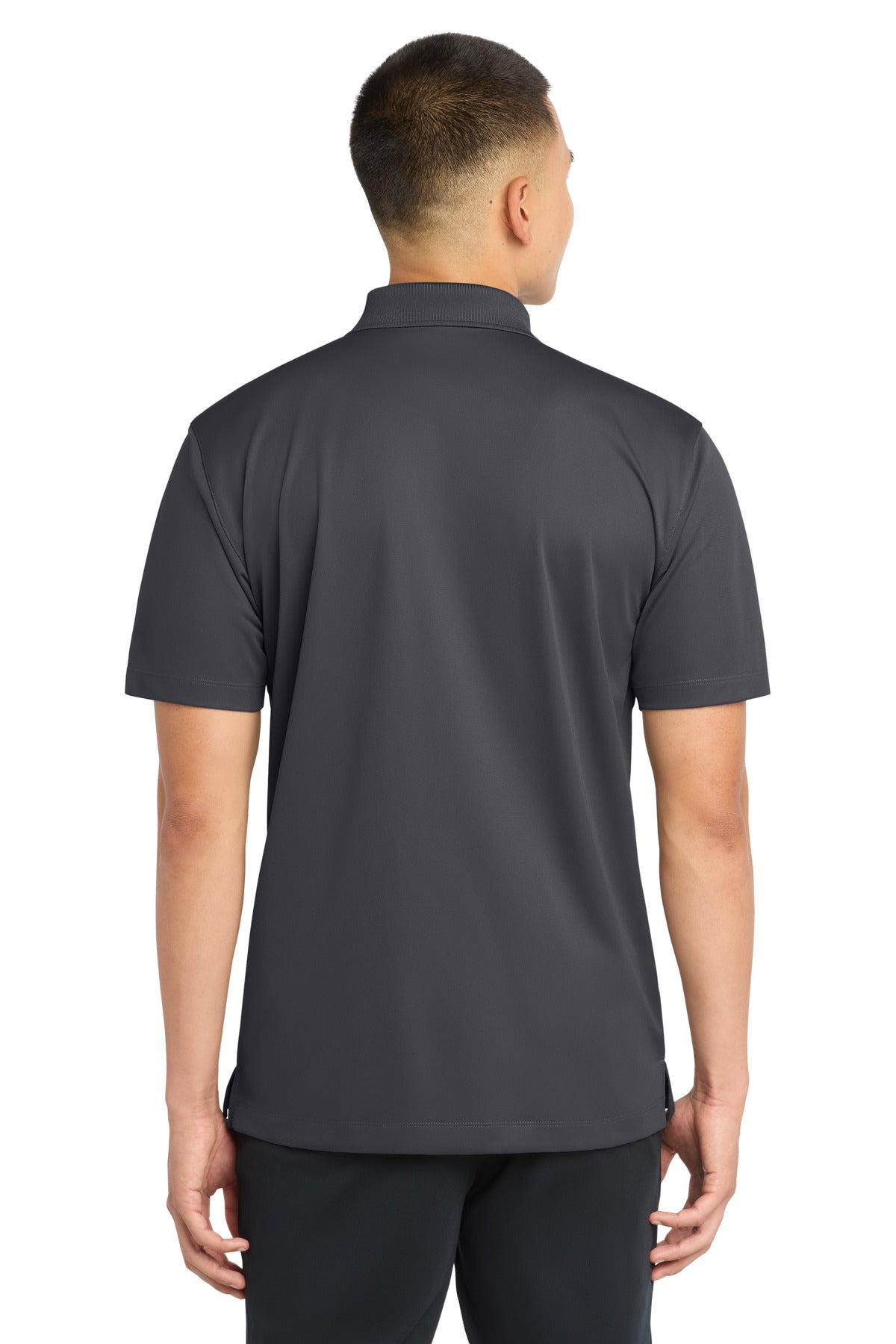 Iron Grey Sport-Tek Micropique Sport-Wick Polo. ST650 plain